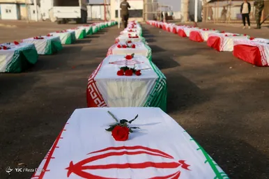 ورود پیکر‌های ۵۸ شهید دوران دفاع مقدس به کشور