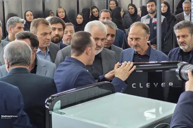 عکس‌هایی از حضور وزیر صنعت در شهرک صنعتی توس مشهد