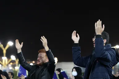 مراسم احیاء شب 21 ماه رمضان در حرم مطهر رضوی