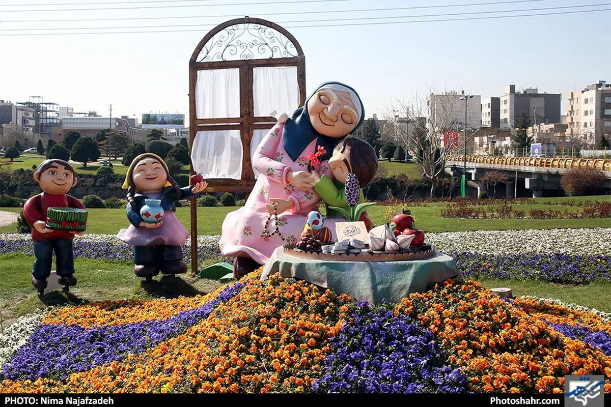 سفره هفت‌سین در اماکن فرهنگی‌ تاریخی مشهد گسترده می‌شود