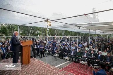 آیین بازگشایی معابر پادگان لشکر ۷۷