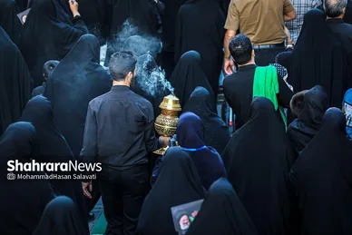 تشرف زائران و مجاوران رضوی به حرم امام رئوف در روز زیارتی آن حضرت