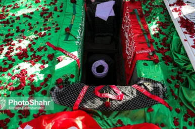 مراسم تشییع و تدفین شهید گمنام در دانشگاه فردوسی مشهد