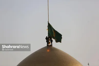گزارش تصویری| آیین اذن عزای محرم در حرم مطهر رضوی (پنجشنبه ۵ تیر ۱۴۰۴)