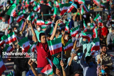 سخنرانی رئیس جمهور منتخب در حرم مطهر رضوی