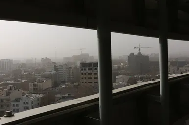  «مشهد» غرق در گرد و غبار شدید
