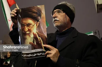 گزارش تصویری | مشهد ایستاده در کنار مدافعان وطن - ۴
