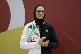 رفتار جنجالی شهربانو منصوریان مقابل وزیر ورزش + ویدیو