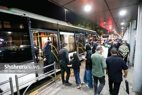 خدمت&zwnj;رسانی شبانه&zwnj;روزی ناوگان حمل&zwnj;ونقل شهری مشهد به زائران