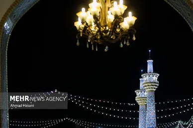 حال و هوای حرم مطهر رضوی در شب میلاد امام جواد (ع)