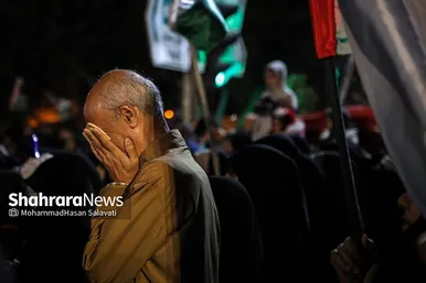 اجتماع مردمی «این المنتقم» در میدان فلسطین مشهد