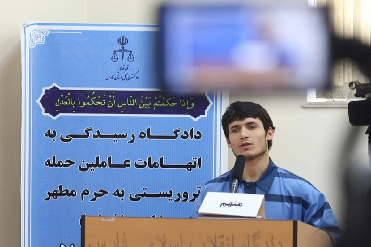 دادگاه عاملان حمله تروریستی شاهچراغ| متهم ردیف اول: اُمرا به من گفته بودند که با زنان و بچه‌ها کاری ندارند+ عکس