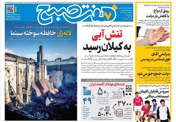 صفحه نخست روزنامه‌های کشور - پنجشنبه ۲۷ آذر ۱۴۰۴