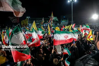 گزارش تصویری | اجتماع مردمی «بیعت با نصرالله» در مشهد