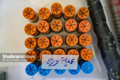 نمایشگاه کشفیات پلیس در طرح 