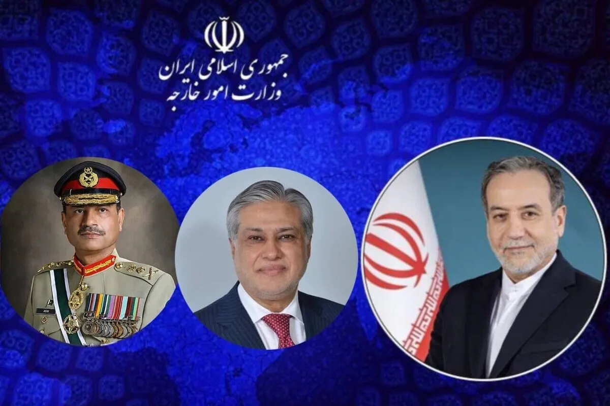 رایزنی تلفنی عراقچی با وزیر خارجه و فرمانده ارتش پاکستان