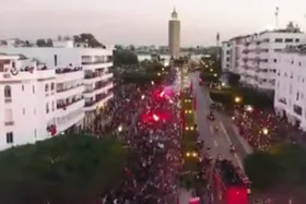 ویدئو | استقبال پرشور مراکشی&zwnj;ها از شگفتی&zwnj;سازِ جام جهانی