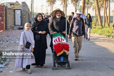 گزارش تصویری | طریق العلما؛ زائران اربعین در مسیر کربلا
