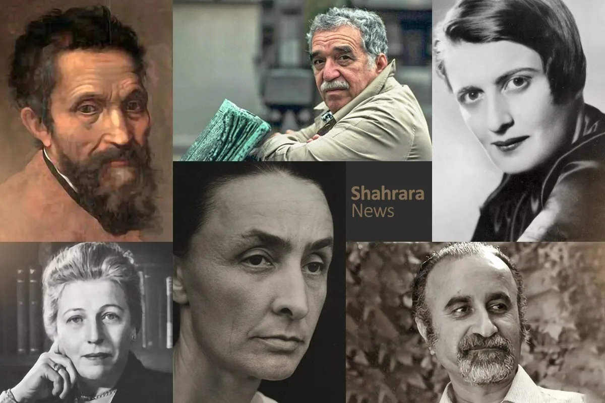 از میکل‌آنژ تا مارکز | مروری بر چهره‌های ماندگار فرهنگ و هنر در ۱۵ اسفند ۱۴۰۴