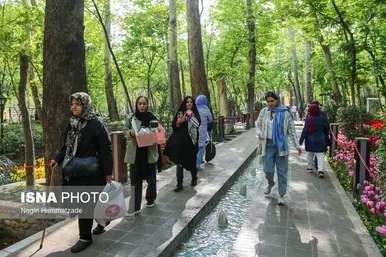 فصل لاله‌ها در باغ ایرانی