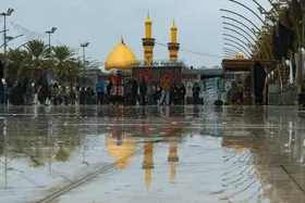 ویدئو | بارش رحمت الهی در بین&zwnj;الحرمین (۱۳ مهر ۱۴۰۵)