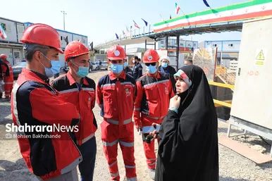 بازدید اعضای شورای اسلامی شهر مشهد از خطوط قطار شهری مشهد