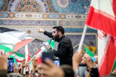 اجتماع مردمی «وعده صادق» در حرم مطهر رضوی