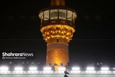 شب عید مبعث در حرم مطهر رضوی