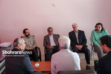 گزارش تصویری | بازدید استاندار خراسان رضوی از پشت صحنه فیلم کاکالوتی