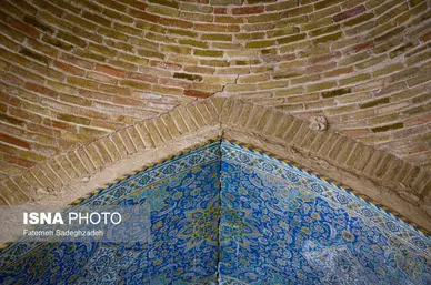 عکس‌هایی از ترک‌های مسجد سید اصفهان