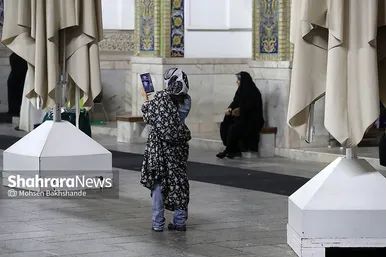 شب عید مبعث در حرم مطهر رضوی