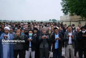 نماز عید سعید فطر مهاجران افغانستانی در گلشهر