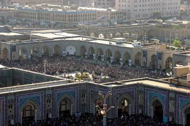 نماز عید فطر در حرم مطهر رضوی