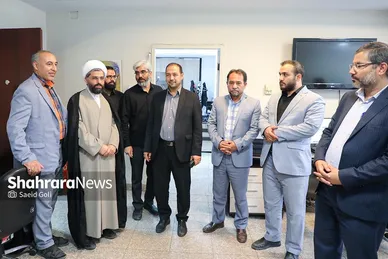 بازدید اعضای شورای اسلامی شهر مشهد از روزنامه شهرآرا