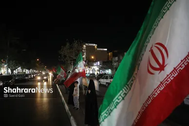 گزارش تصویری | برگزاری رزمایش مردمی تونل پرچم و زنجیره انسانی ۶ کیلومتری در مشهد