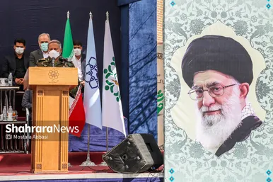 رژه عملیاتی نیرو‌های آتش نشانی مشهد به مناسبت هفته آتش نشانی