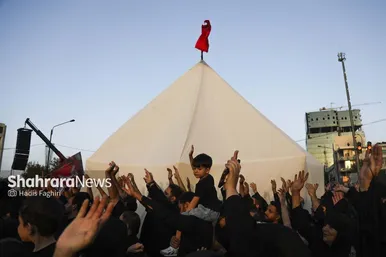 گزارش تصویری | مراسم خیمه سوزان عصر عاشورا در مشهد (۱۵ تیر ۱۴۰۴)