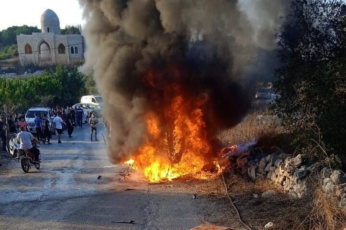 حمله پهپادی اسرائیل به بنت جبیل لبنان | شهادت ۵ نفر تایید شد + فیلم و عکس (۳۰ شهریور ۱۴۰۴)