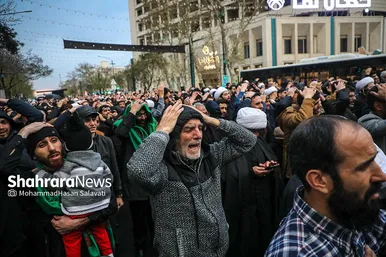 دسته عزای علوی در روز شهادت حضرت علی(ع) در مشهد