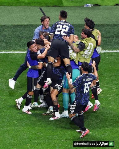 گزارش تصویری | شادی بی حد و وصف بازیکنان آرژانتین پس از صعود به فینال جام جهانی ۲۰۲۶