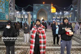 ویدئو | حال و هوای معتکفین در جوار امام رضا(ع)