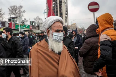 اجتماع عزاداران فاطمی و تشییع پیکر 9 شهید دفاع مقدس و مدافع حرم