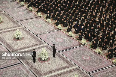 گزارش تصویری | مراسم خطبه خوانی حرم مطهر رضوی در شب شهادت امام رضا(ع)