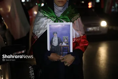 گزارش تصویری | برگزاری رزمایش مردمی تونل پرچم و زنجیره انسانی ۶ کیلومتری در مشهد