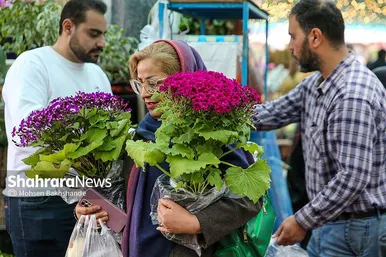 حال و هوای بازار گل در آستانه عید نوروز
