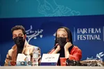 تصاویر ترلان پروانه و پژمان جمشیدی در نشست رسانه‌ای فیلم «علف‌زار»
