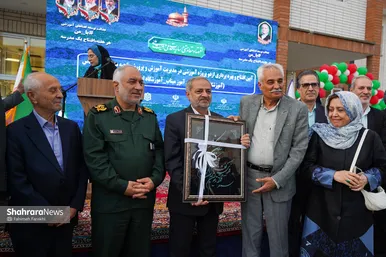 گزارش تصویری | آیین افتتاح پروژه آموزشی «شهدای میناب» با حضور وزیر آموزش و پرورش در مشهد (۹ مهرماه ۱۴۰۵)