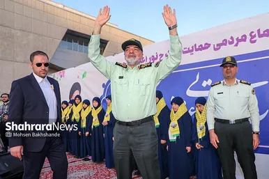 گزارش تصویری | اجتماع مردمی حامیان «طرح نور» در مشهد