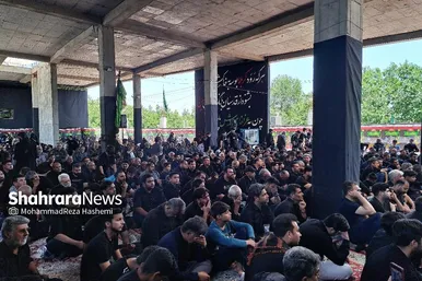 ظهر عاشورا در هیئت قندهاری‌های مشهد