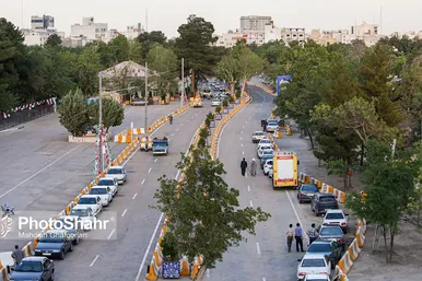 آیین بازگشایی معابر پادگان لشکر 77